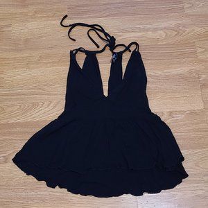 Forever 21 Black Bikini Style Shirt